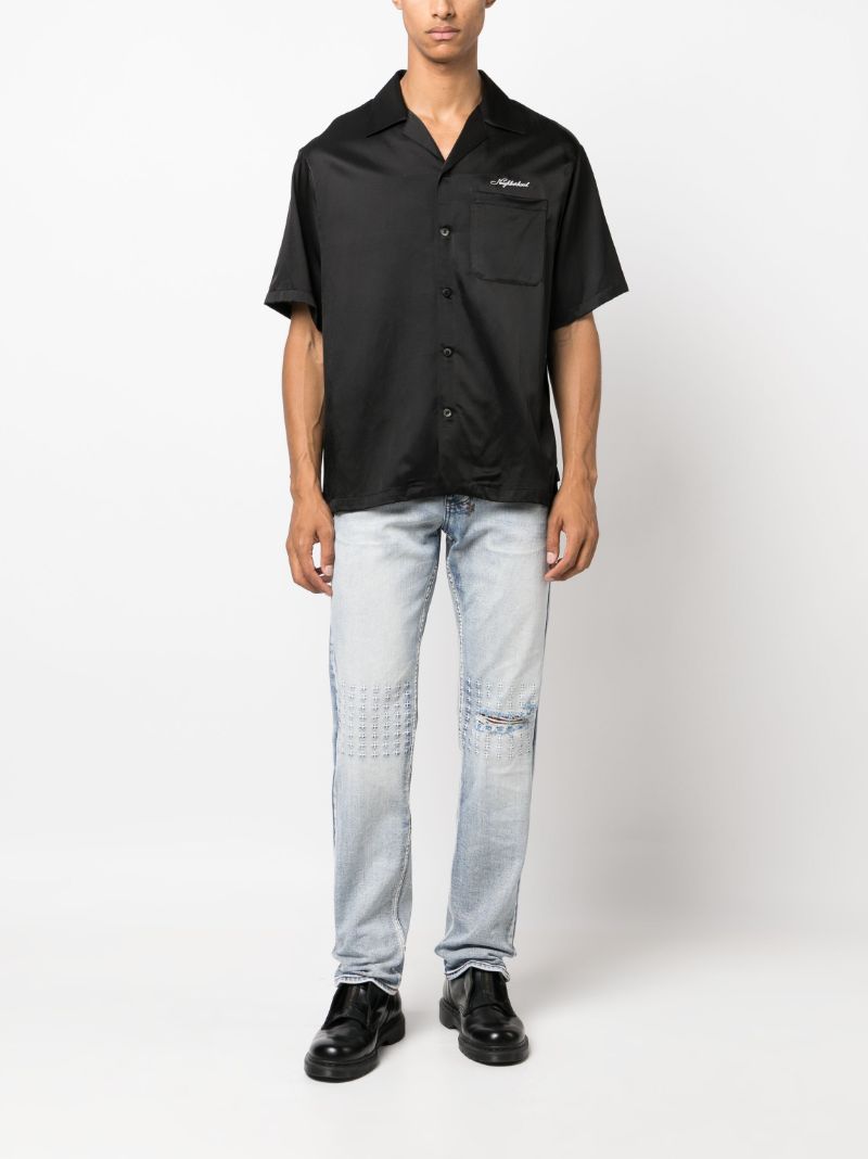 Blue Hazlow Enjoy Straight-leg Jeans