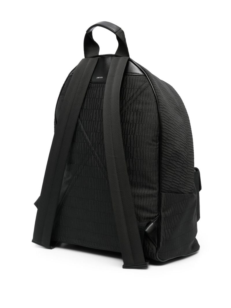 Black Jacquard Monogram Backpack