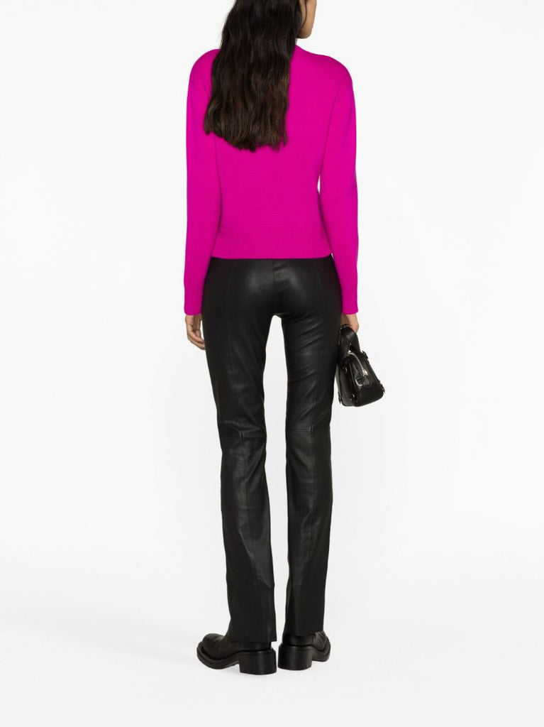 Black Glossy Finish Trousers