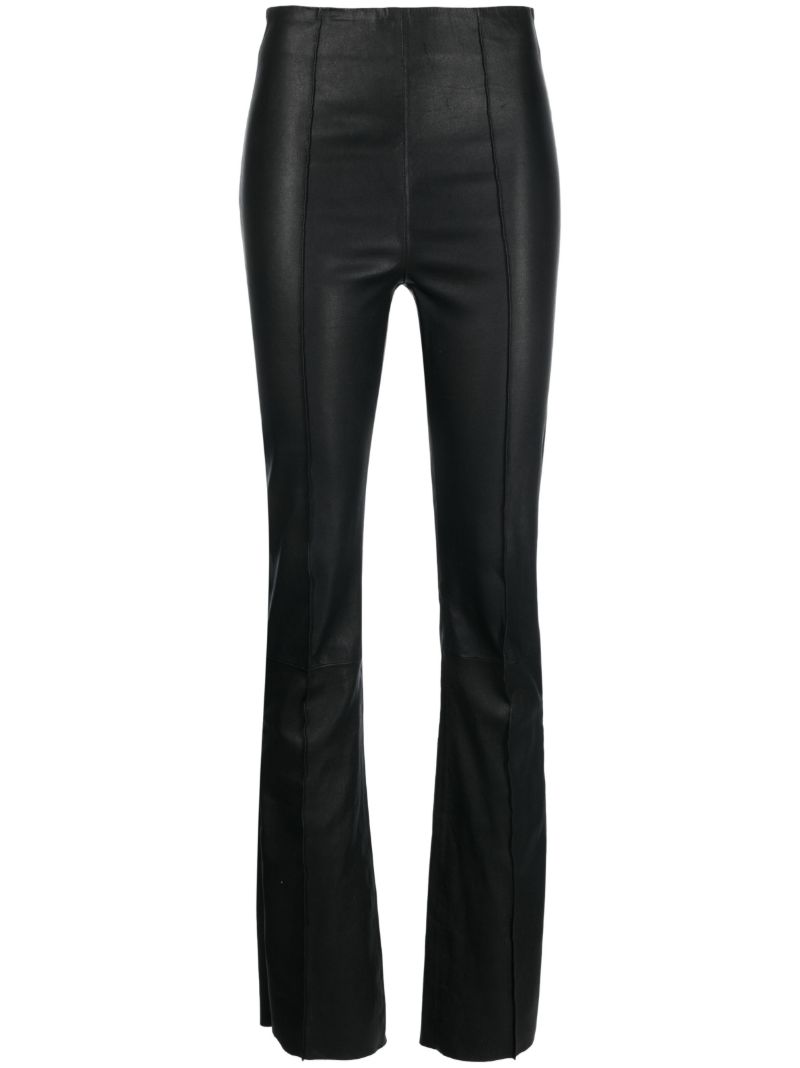 Black Glossy Finish Trousers