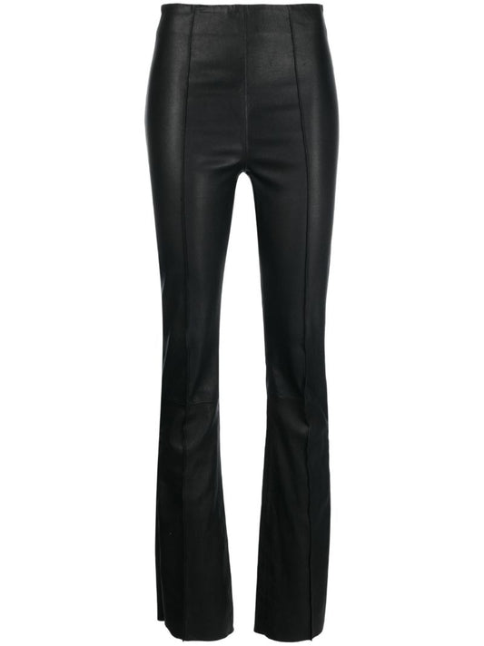 Black Glossy Finish Trousers