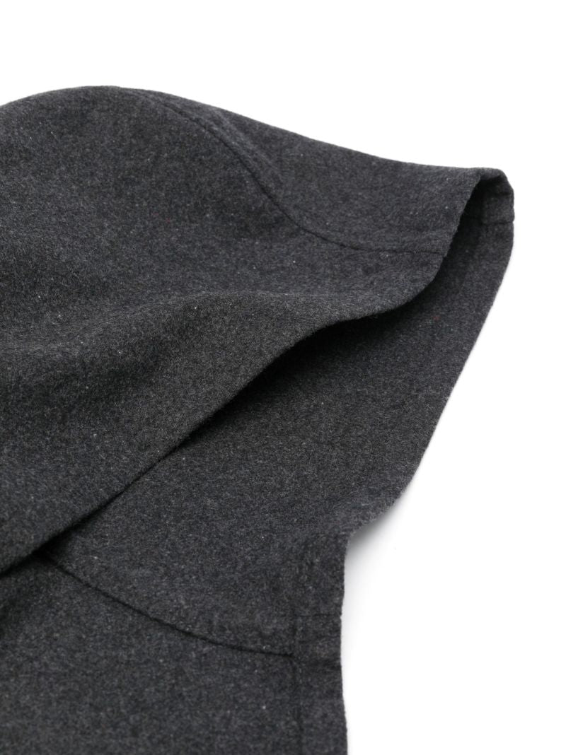 Grey Logo Patch Hood
