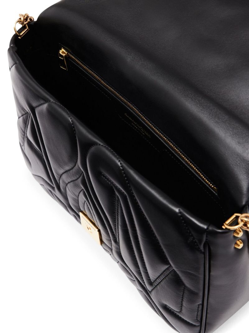 Black Quilted Crossbody Bag