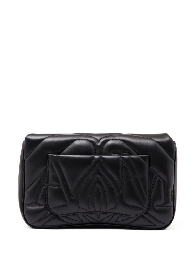Black Quilted Crossbody Bag