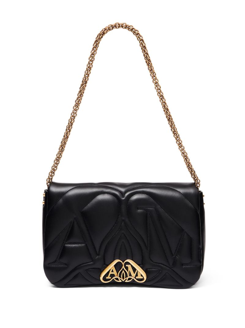 Black Quilted Crossbody Bag