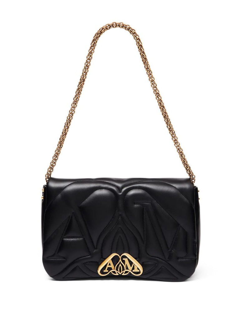 Black Quilted Crossbody Bag