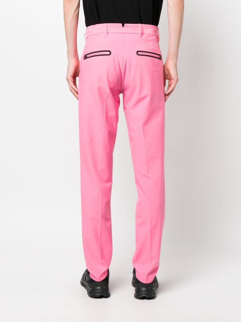 Pink Jim Tapered Leg Trousers
