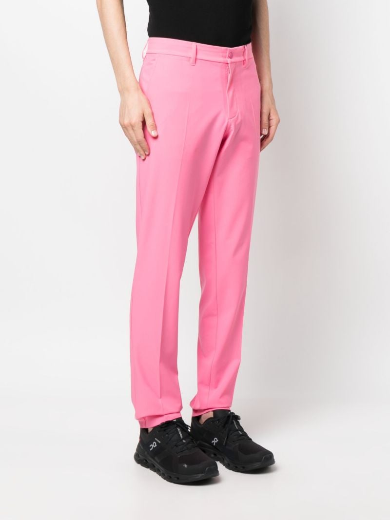 Pink Jim Tapered Leg Trousers