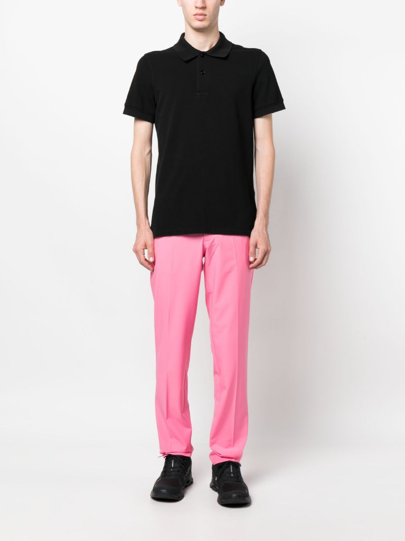 Pink Jim Tapered Leg Trousers