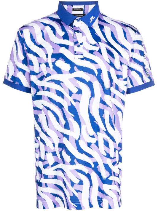 Purple Tour Hailey Print Polo Shirt