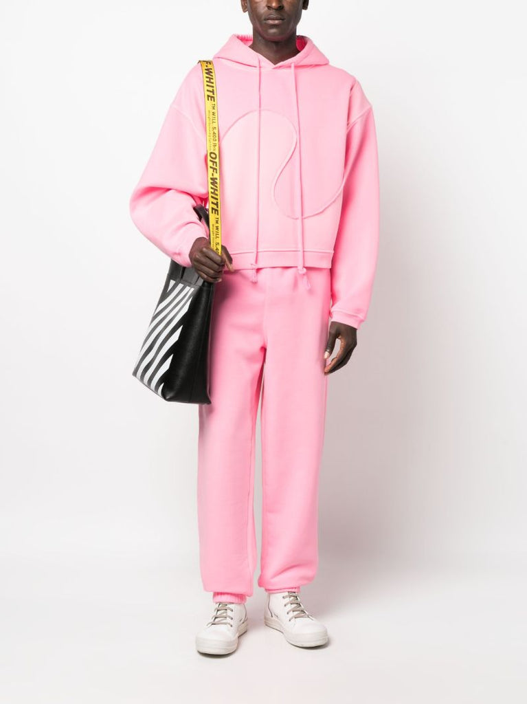 Pink Fleece Track Pants
