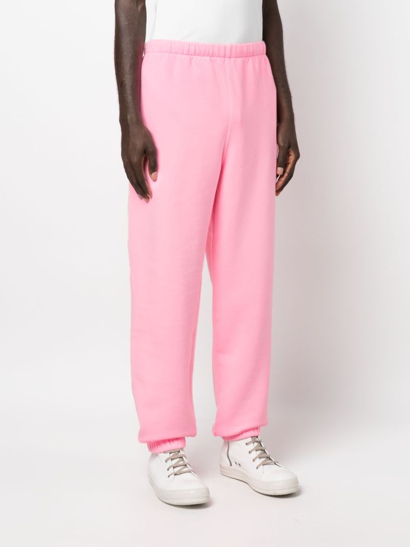 Pink Fleece Track Pants