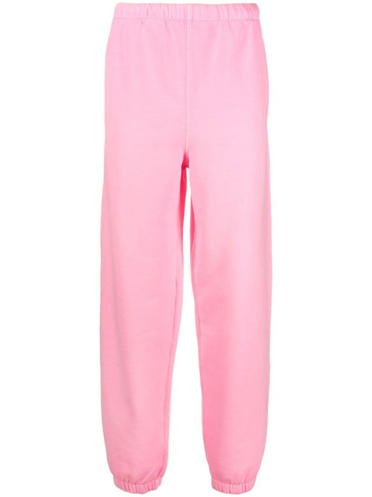 Pink Fleece Track Pants