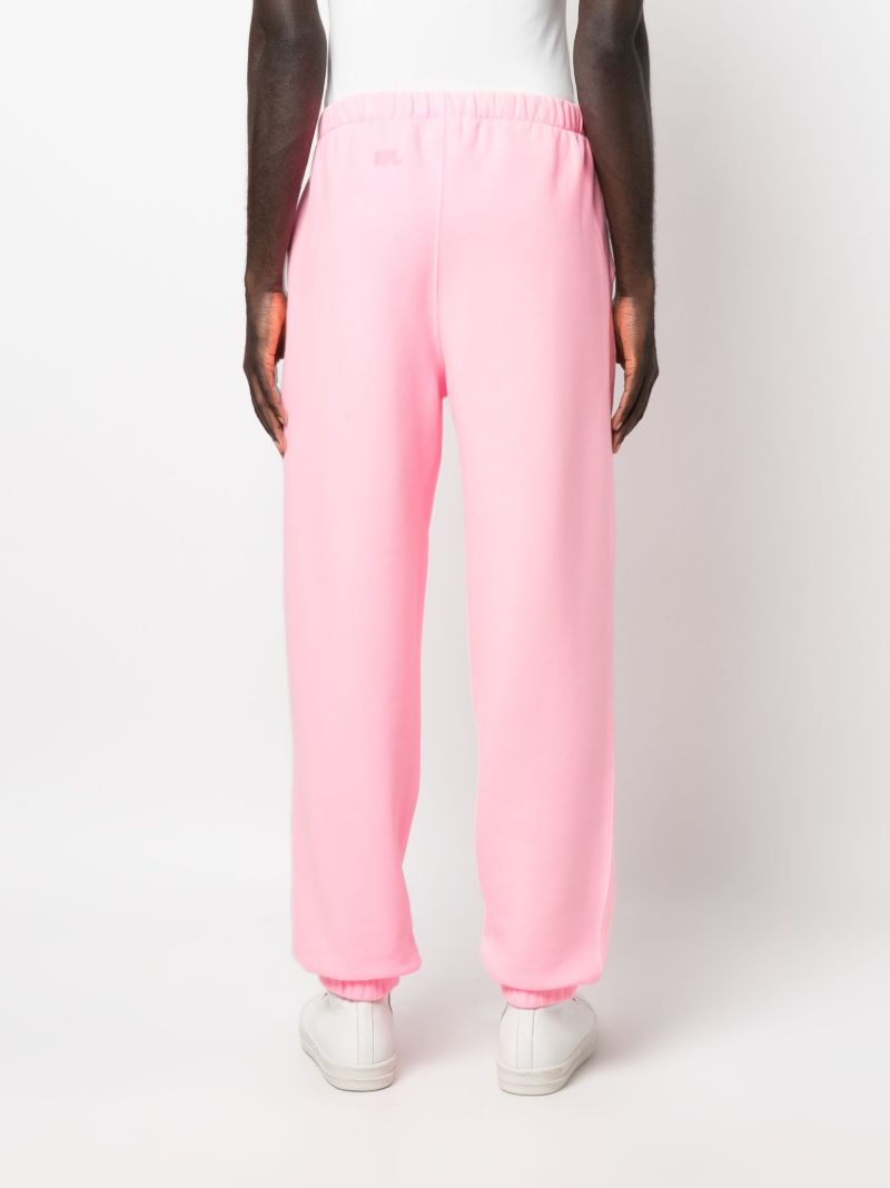 Pink Fleece Track Pants
