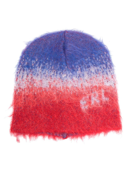 Blue Gradient Knit Beanie