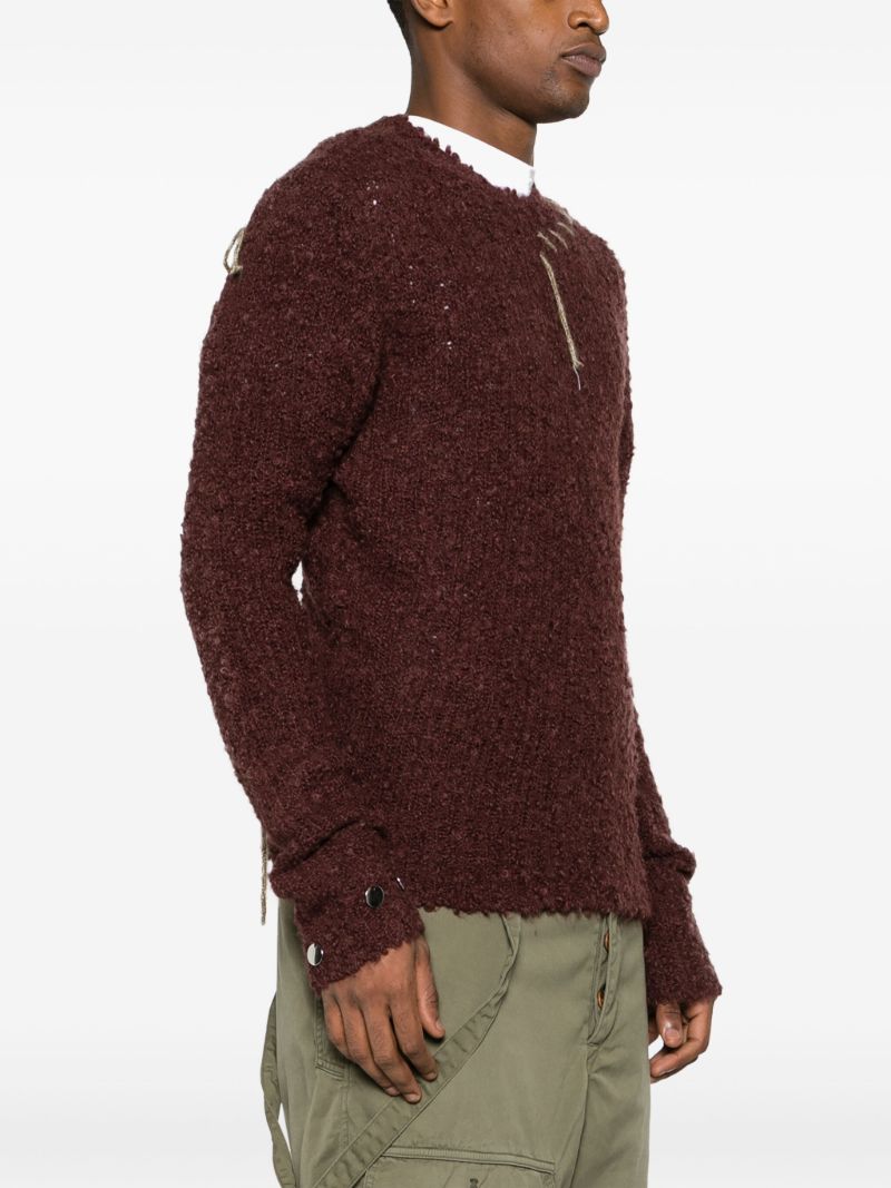 Brown Hankford Brushed Sweater