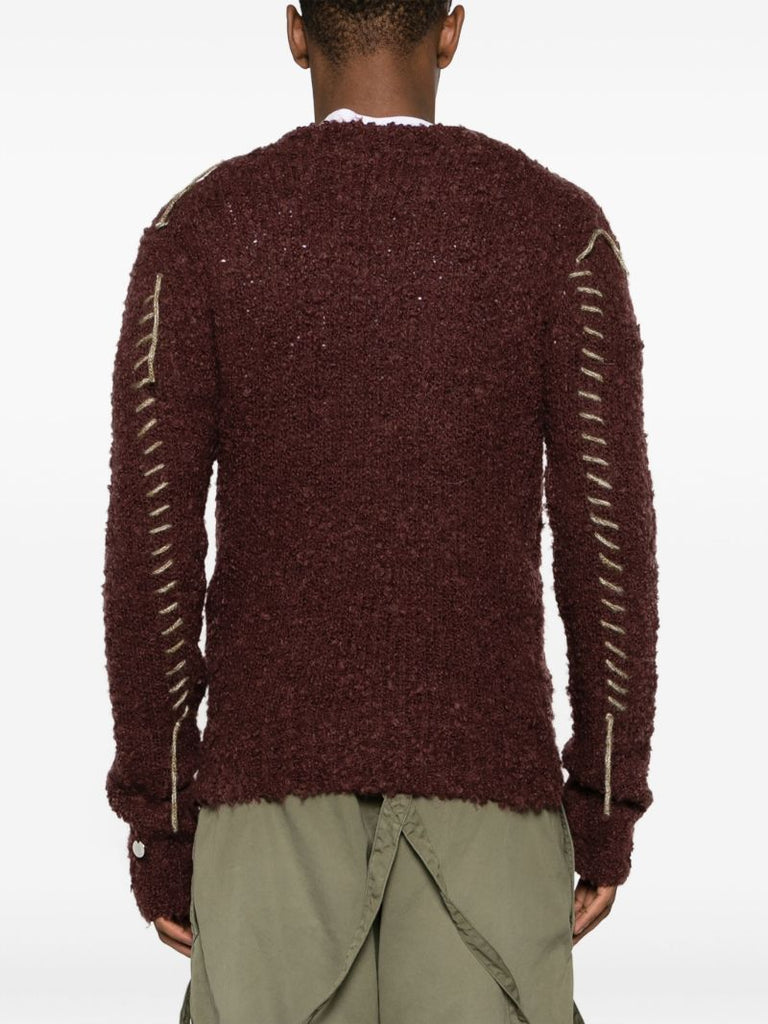 Brown Hankford Brushed Sweater