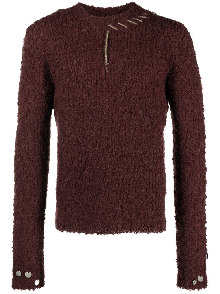 Brown Hankford Brushed Sweater