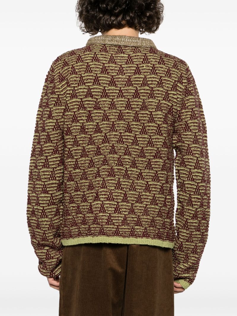 Green Swey Polo Sweater
