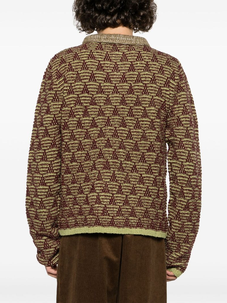 Green Swey Polo Sweater