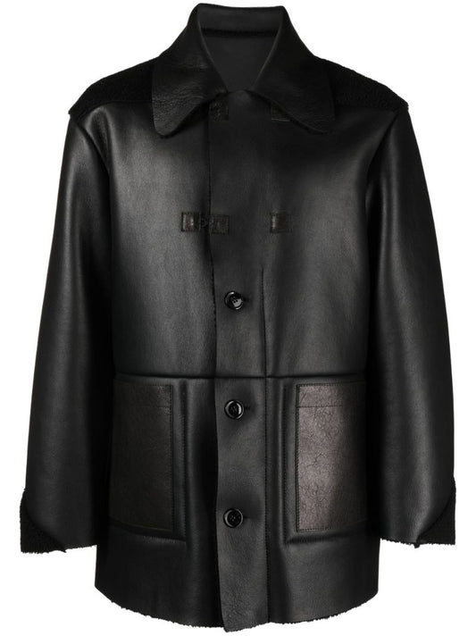 Black Stokesay Leather Jacket