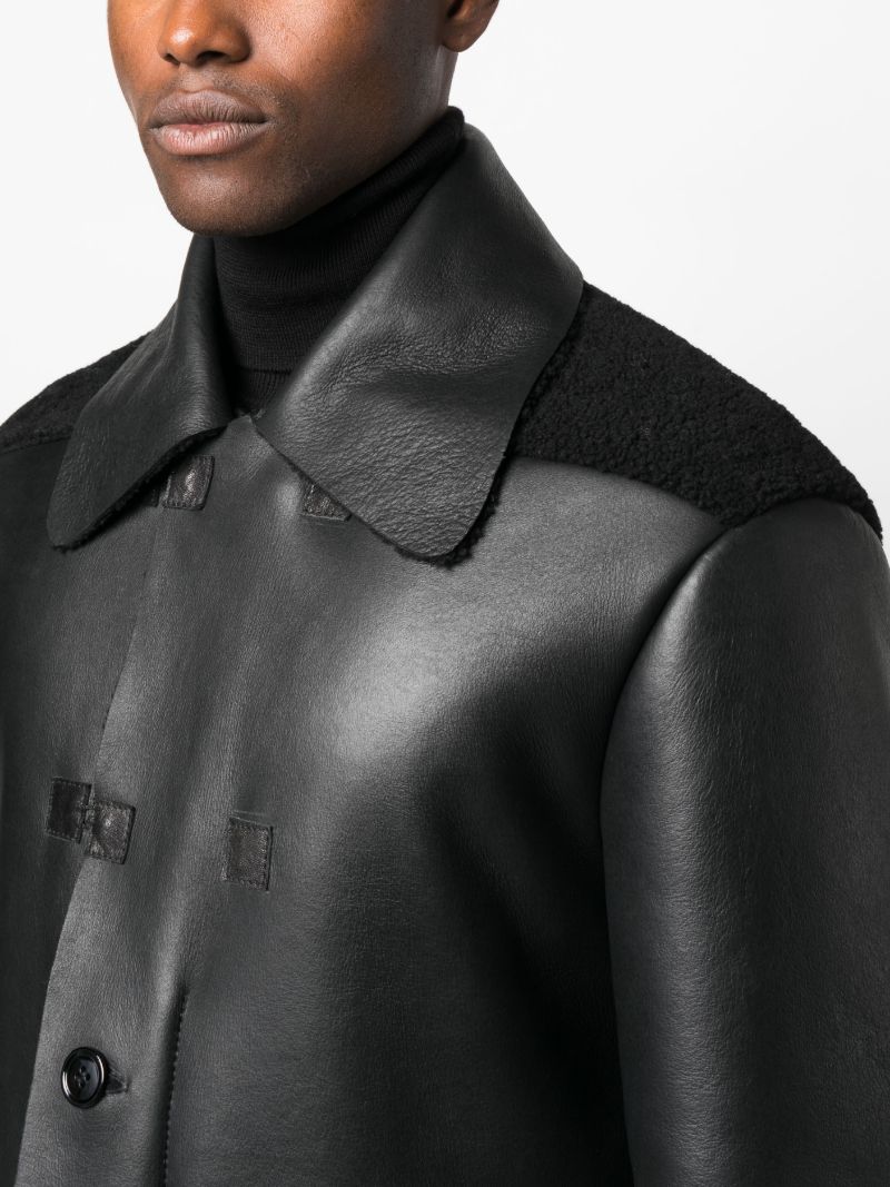 Black Stokesay Leather Jacket