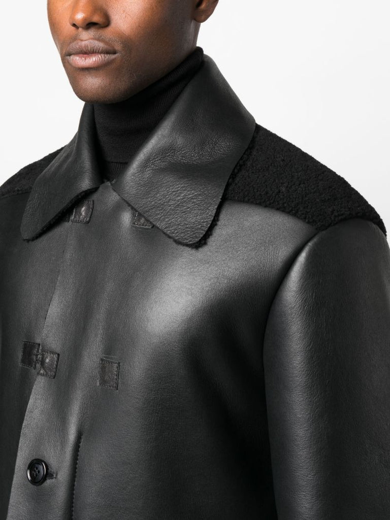 Black Stokesay Leather Jacket