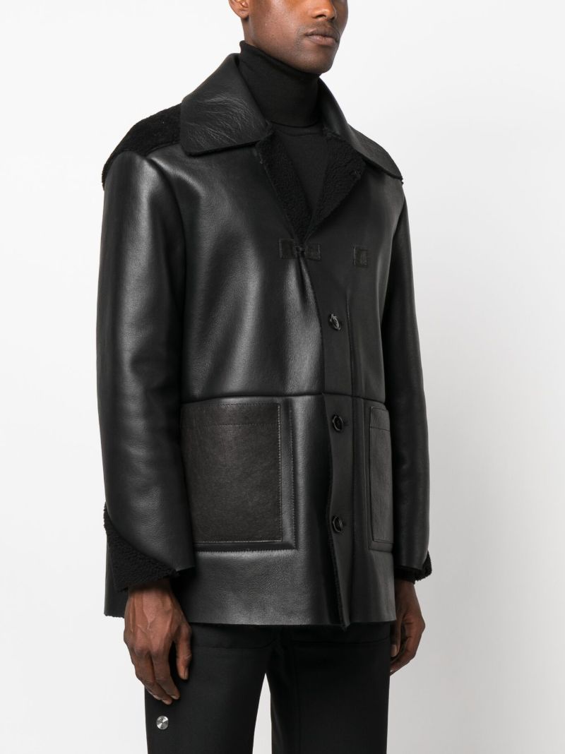 Black Stokesay Leather Jacket
