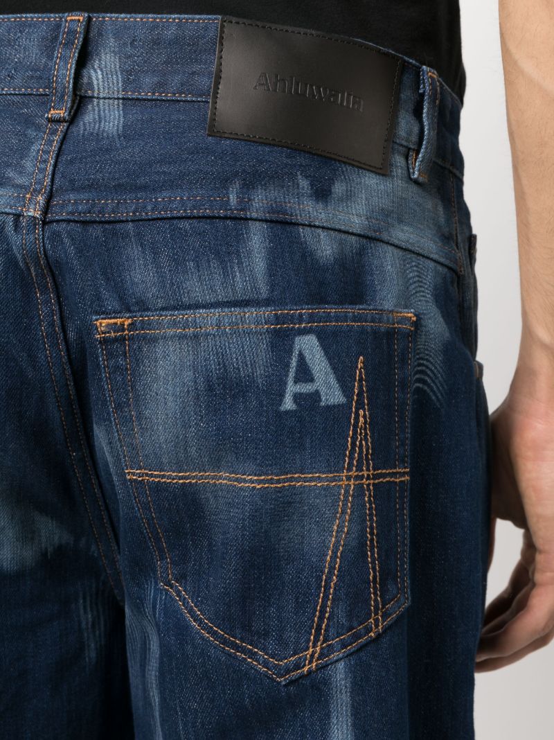 Blue Signature Wide-leg Jeans