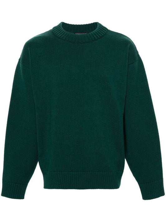 Green Merino Wool Sweater