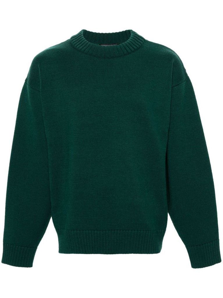 Green Merino Wool Sweater