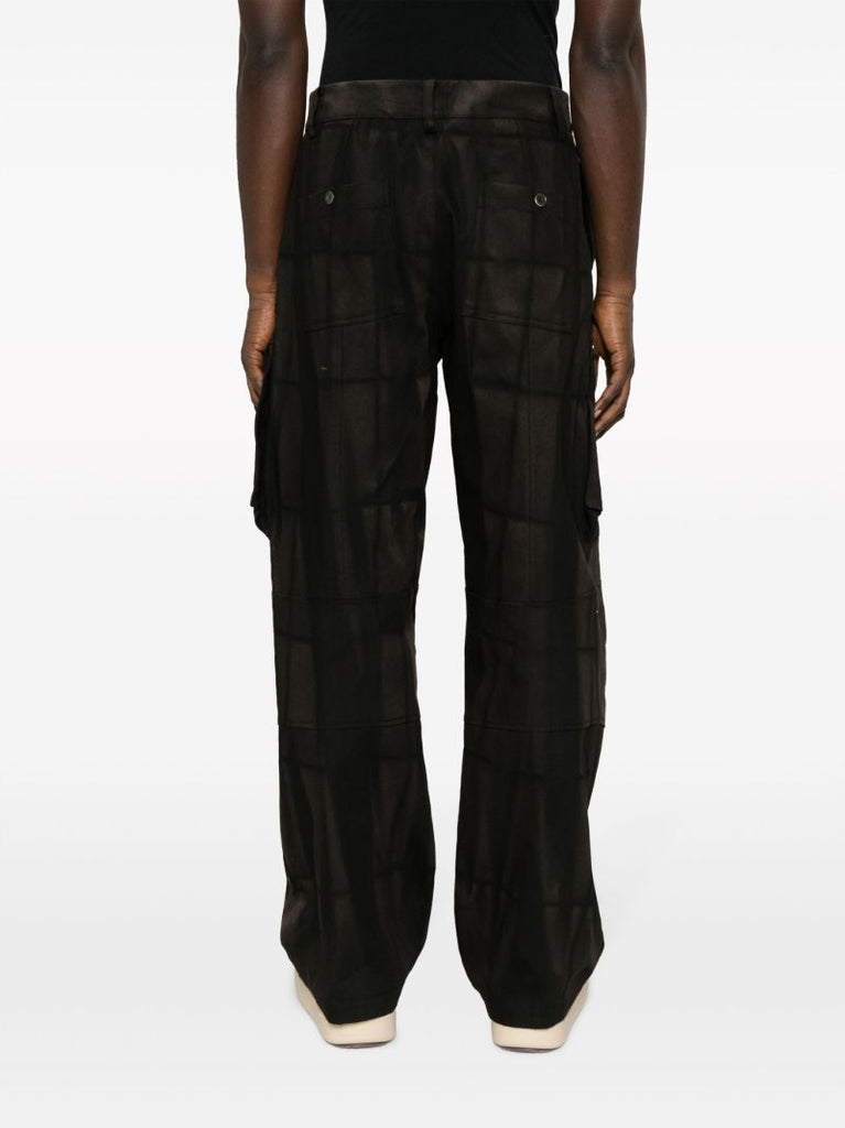 Black Sunbleached Straight-leg Trousers