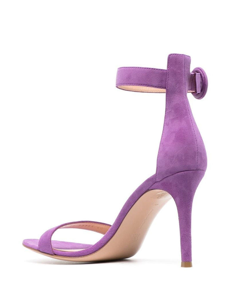 Purple Portofino 85 Suede Sandals