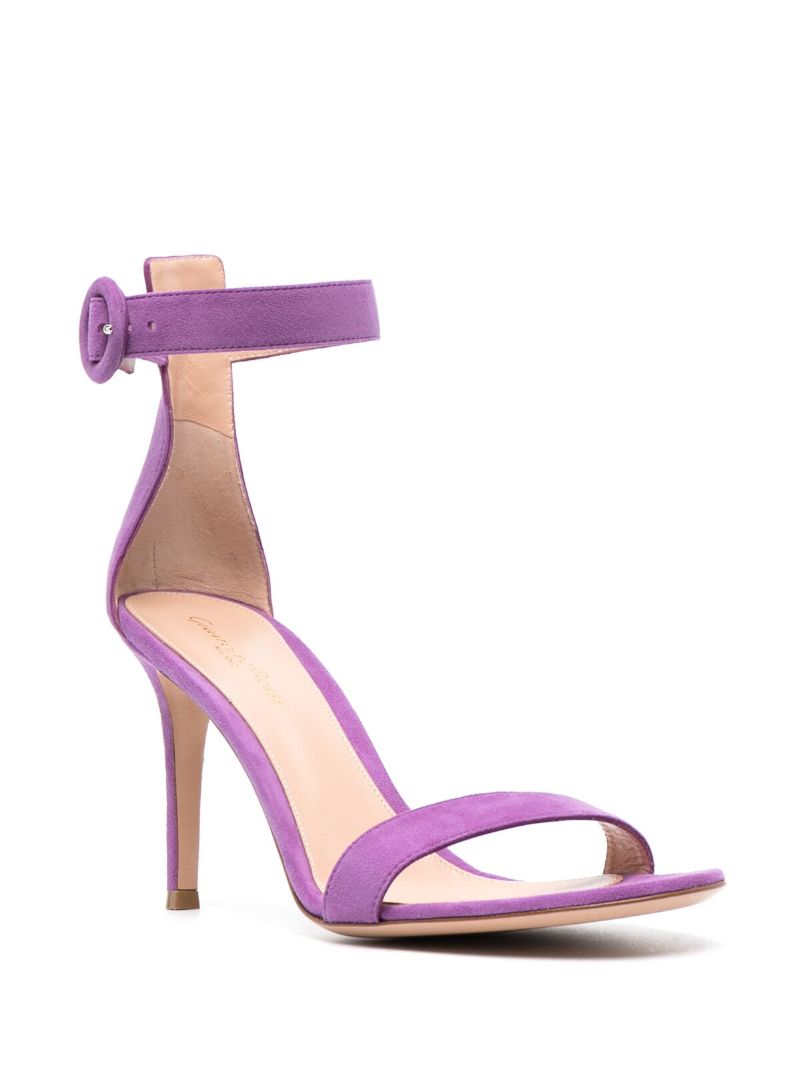 Purple Portofino 85 Suede Sandals