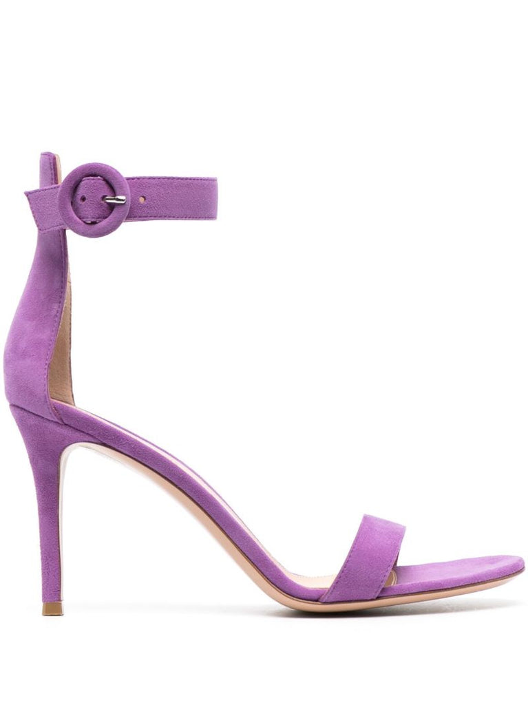 Purple Portofino 85 Suede Sandals