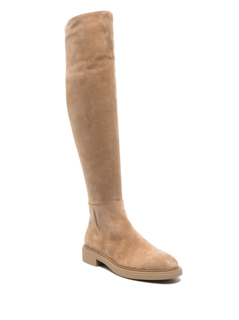 Brown Lexington Over-the-knee Suede Boots