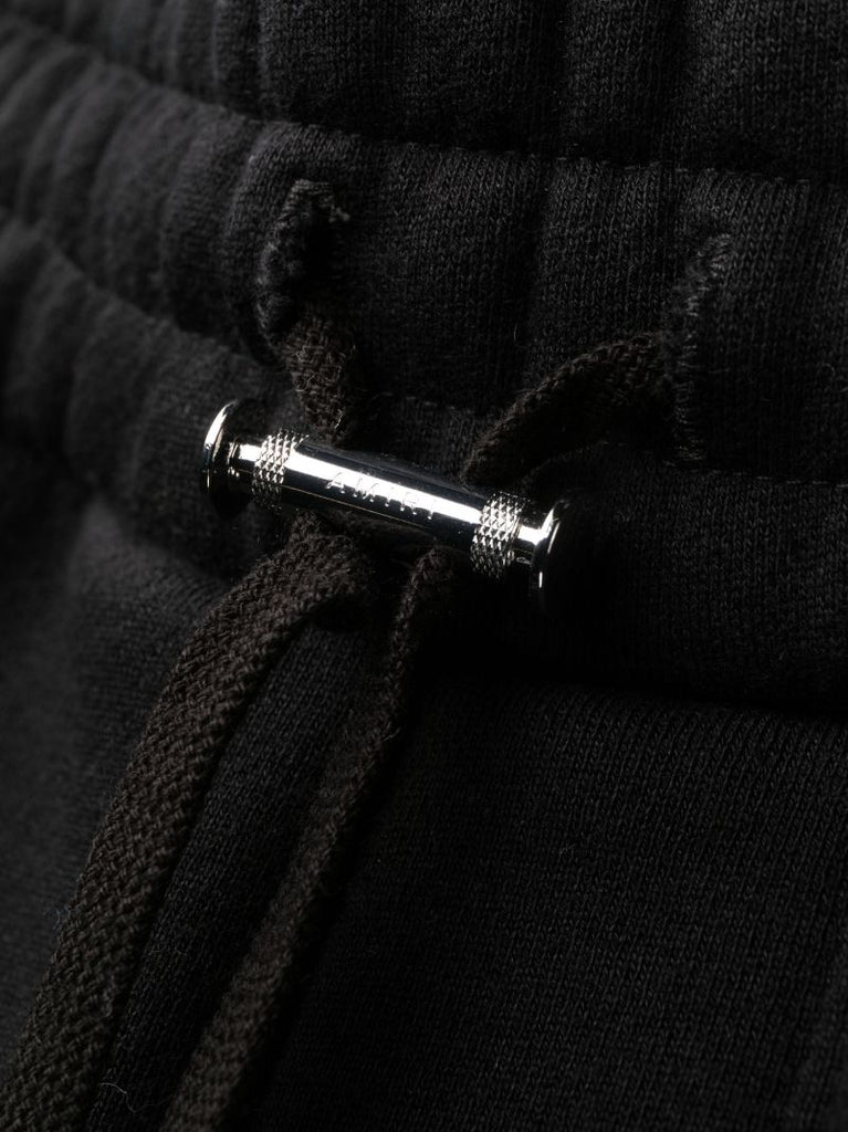 Black Logo-print Cotton Track Pants
