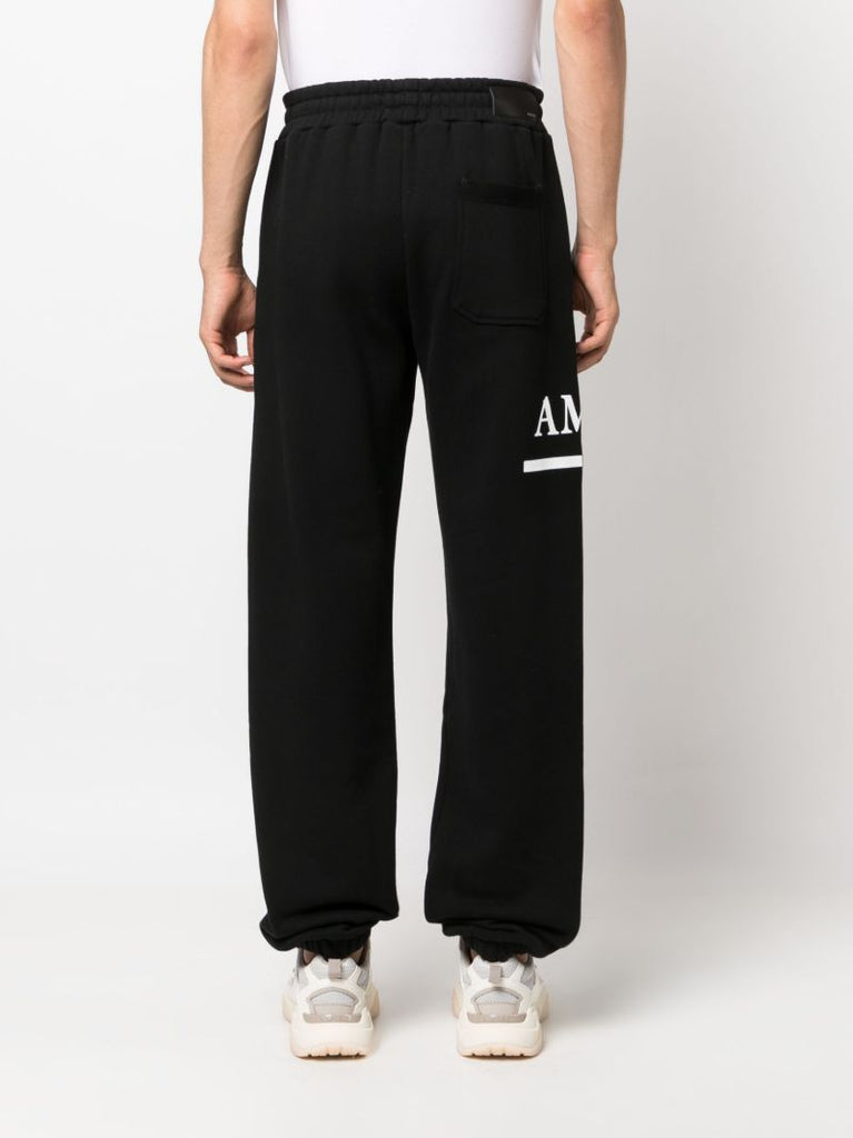 Black Logo-print Cotton Track Pants