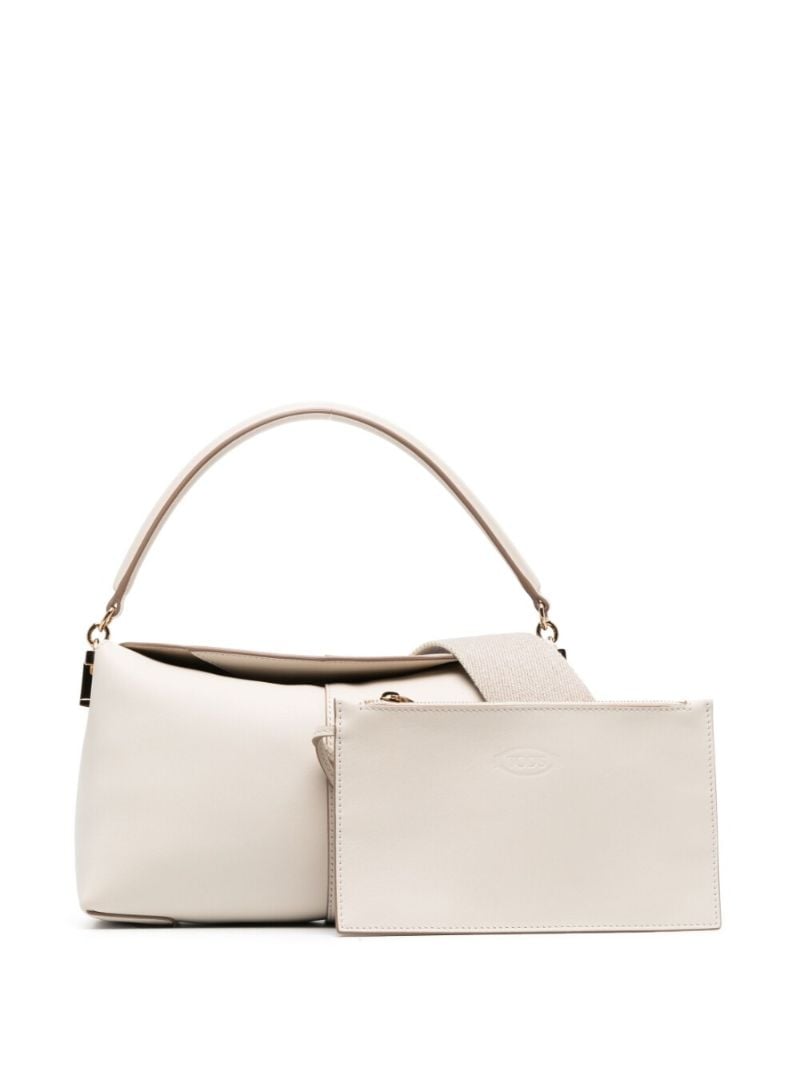 White T Case Small Leather Shoulder Bag