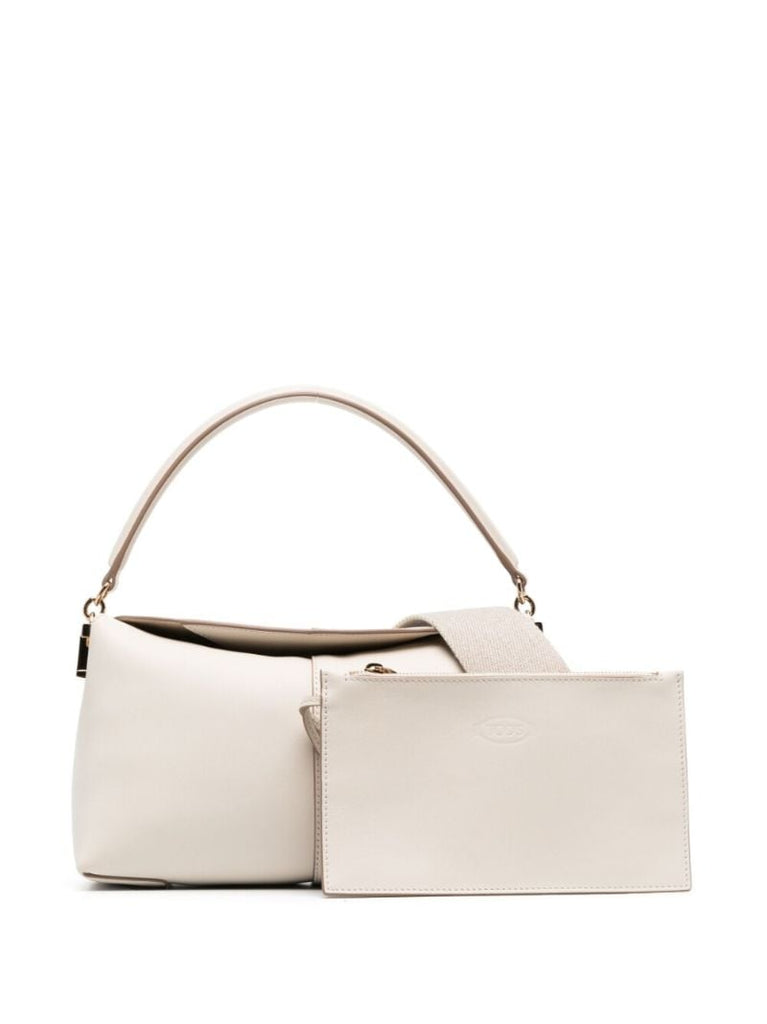 White T Case Small Leather Shoulder Bag