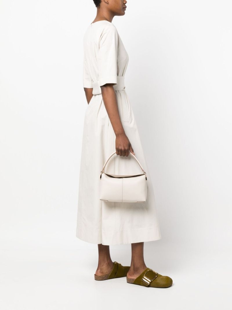 White T Case Small Leather Shoulder Bag