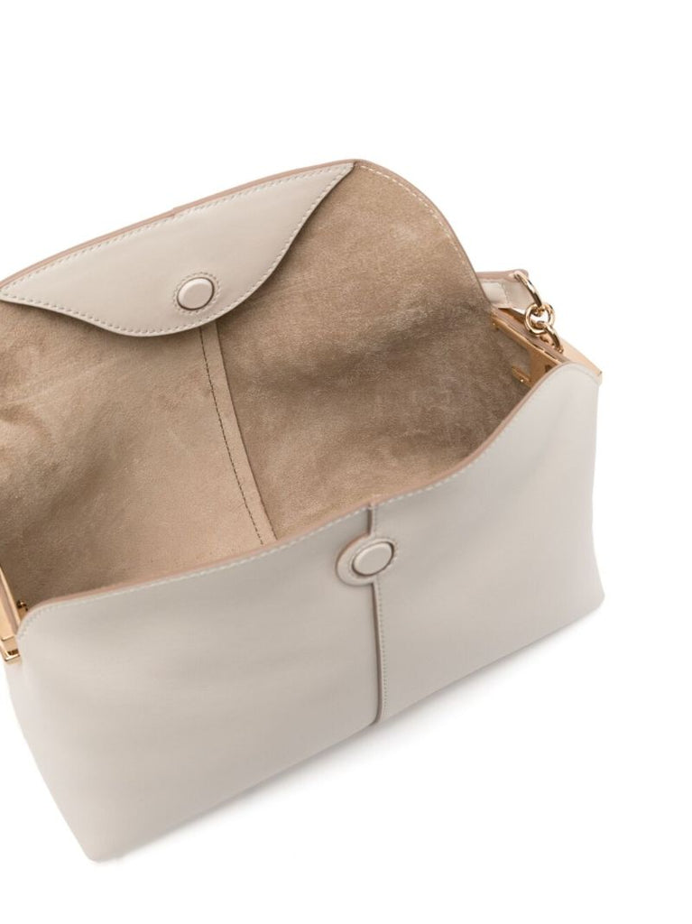 White T Case Small Leather Shoulder Bag