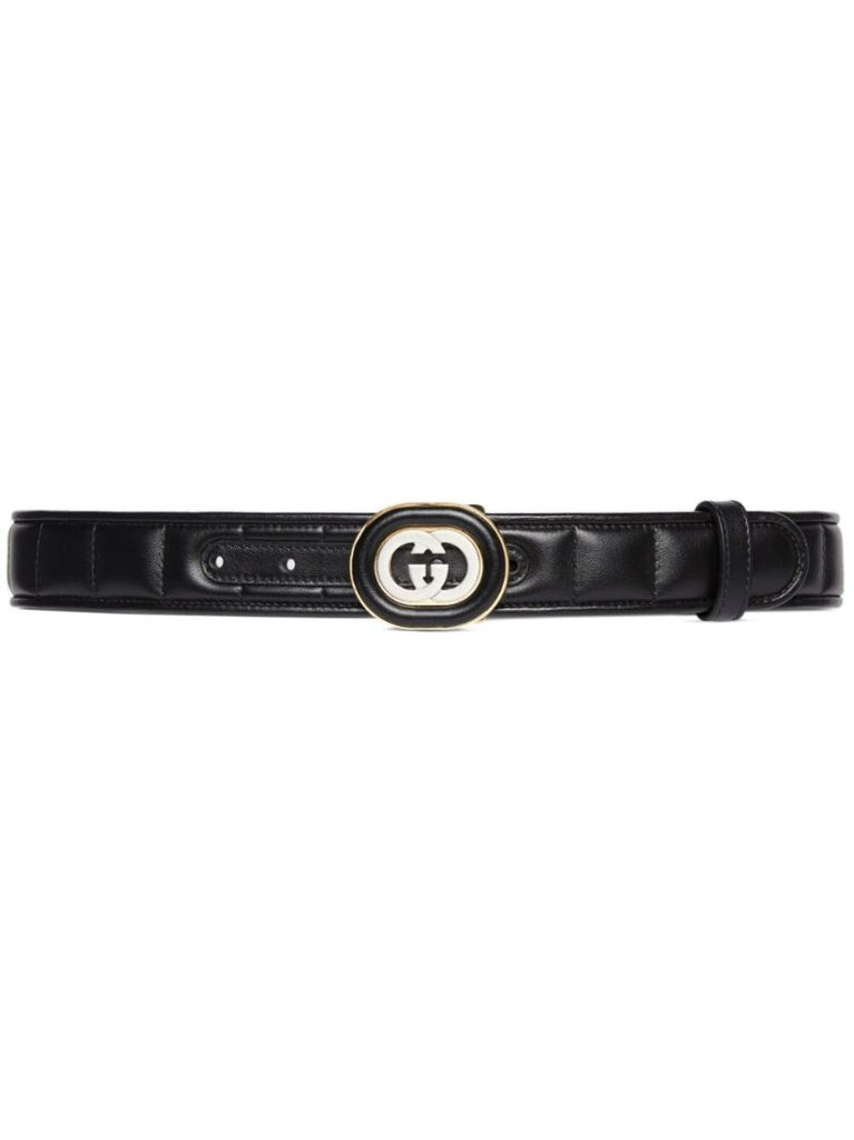 Black Interlocking G Belt