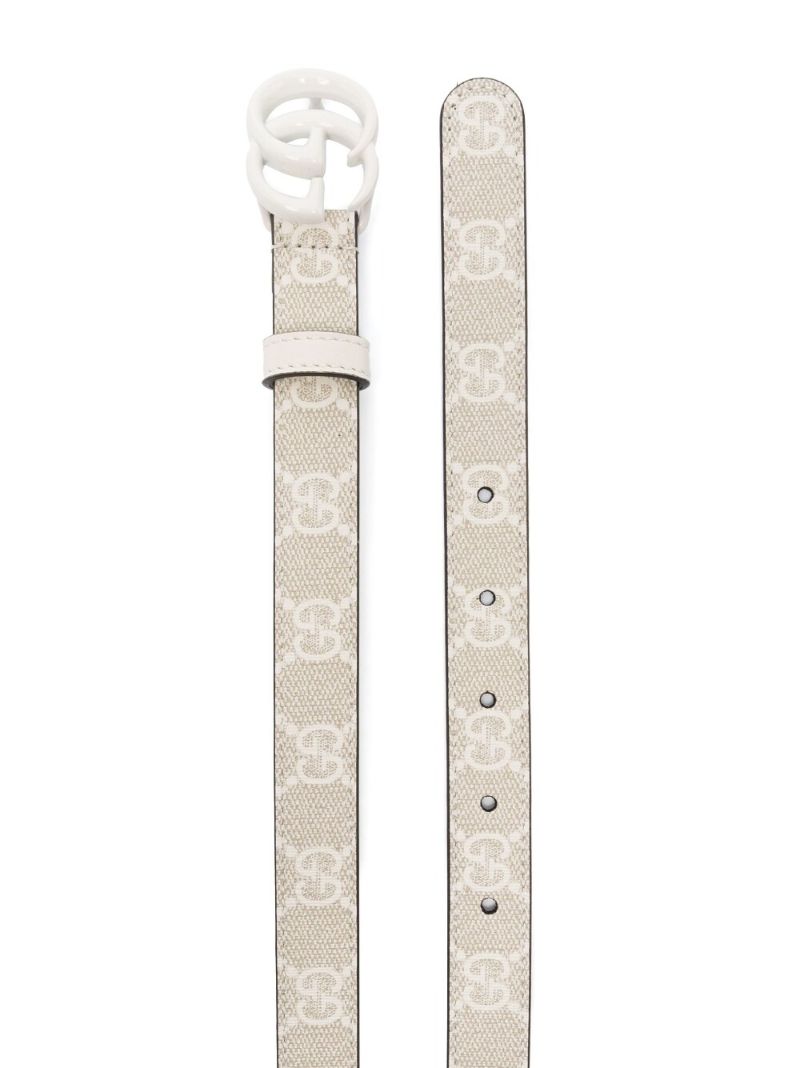 Neutral Gg Supreme Leather Belt