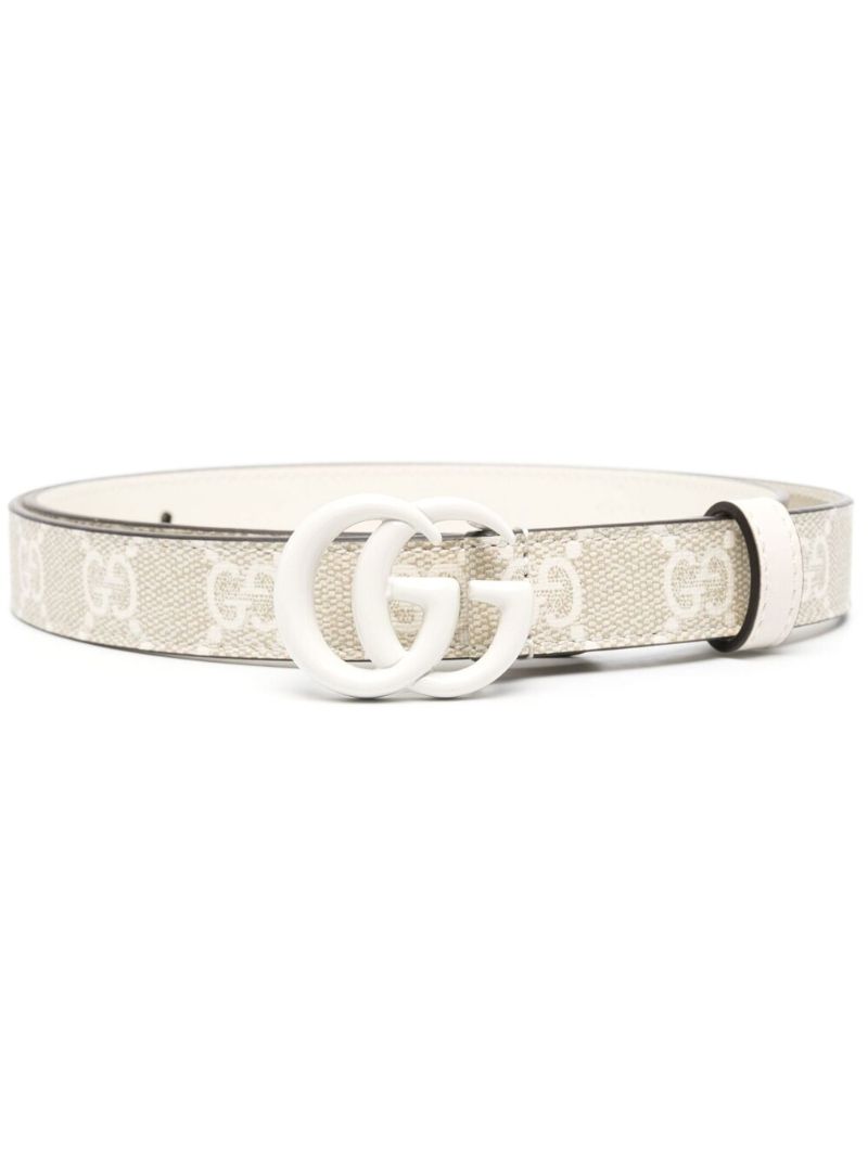 Neutral Gg Supreme Leather Belt