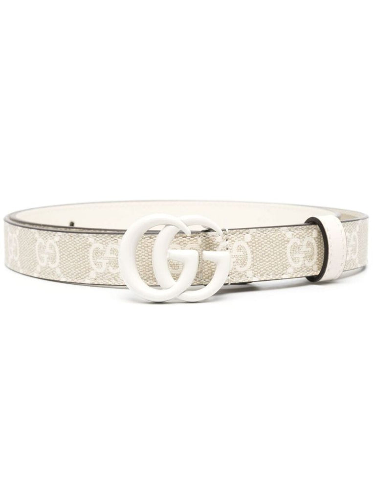 Neutral Gg Supreme Leather Belt