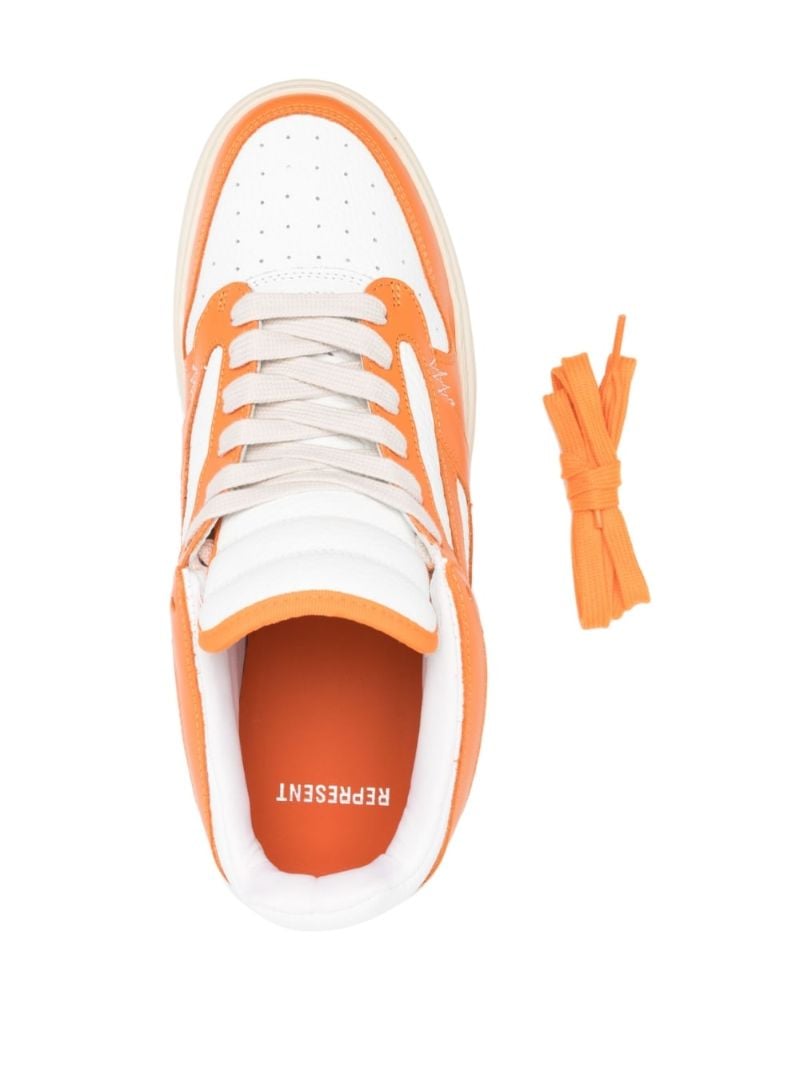 Orange Raptor Low-top Sneakers