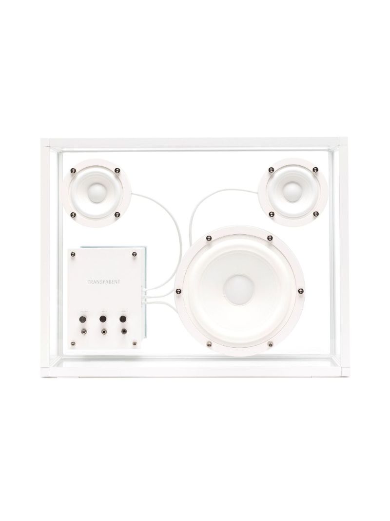 White Large Transparent Speaker
