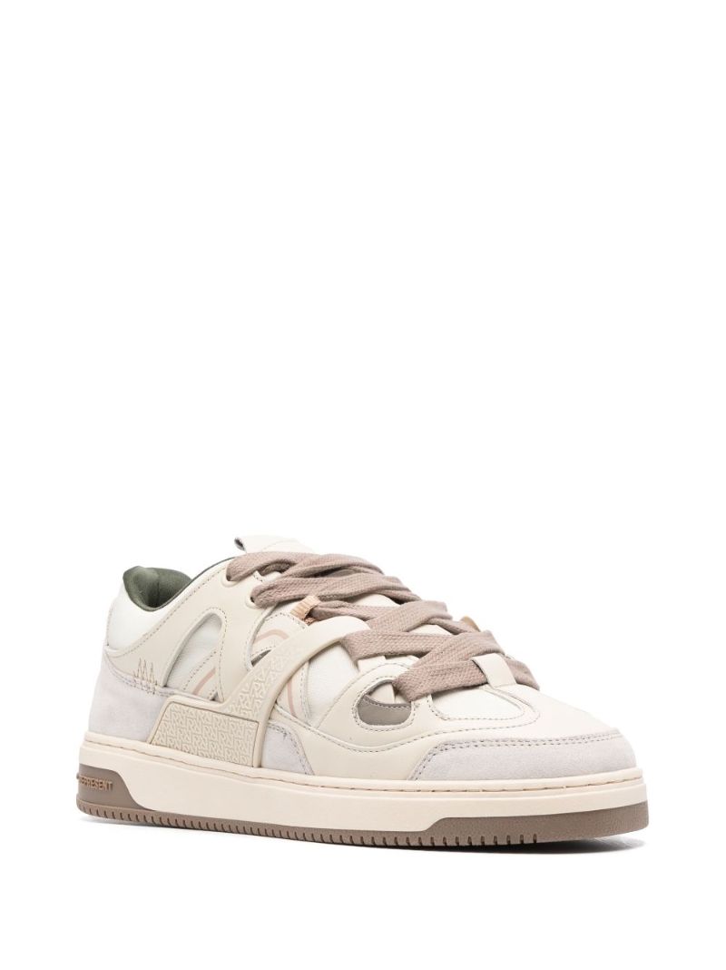 Neutral Bully Leather Sneakers