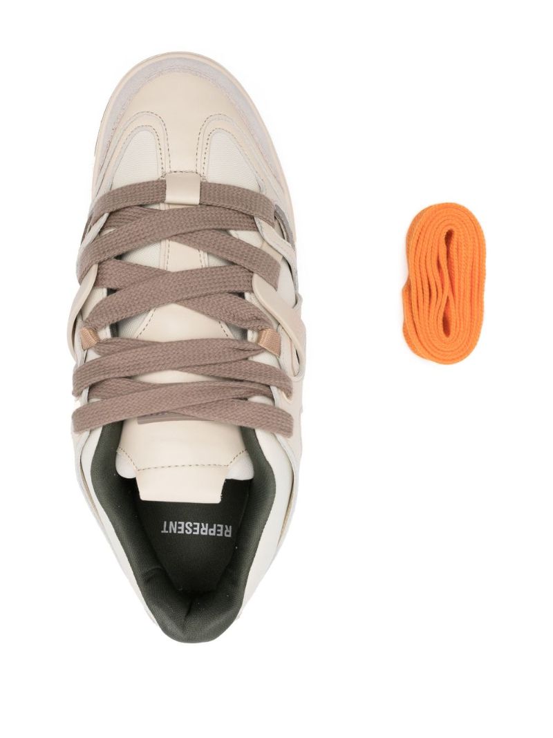 Neutral Bully Leather Sneakers